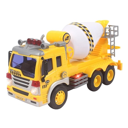 Azimport Friction Powered Cement Mixer Truck Toy PS302S