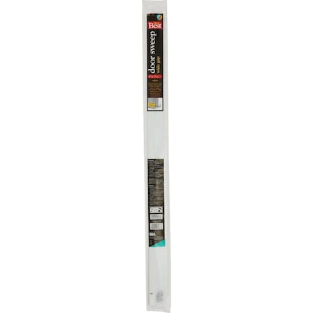 Do It Best 2'' W. x 2'' H. x 36'' L. White Aluminum Door Sweep A79WHDB