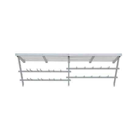 Garage Essentials Utility Shelf and Track Storage System, 64 in W, 64 in L 220861