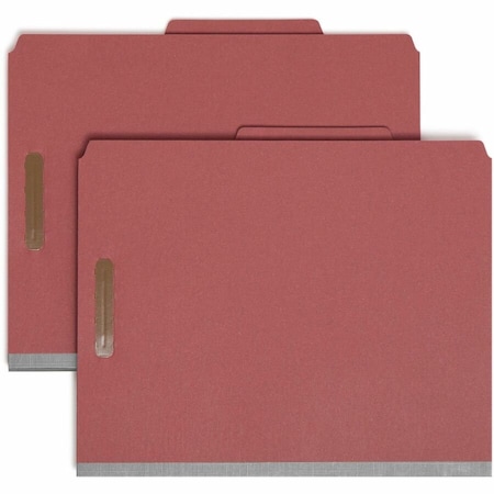 Smead Folder, Classf, Ltr, 2 Div, Rd, PK10 14024