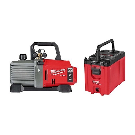 Milwaukee Tool M18 FUEL Vacuum Pump Kit + PACKOUT Box 2941-21, 48-22-8422