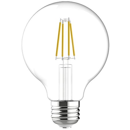 Ge Lamps LED, 5 W, G25, Medium Screw (E26), PK2 LED5DFG25-C