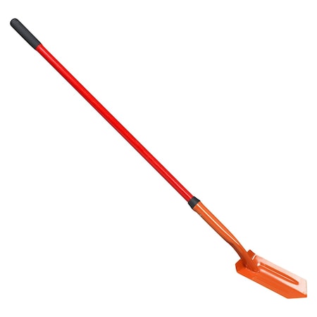 Corona Tools Trench Shovel, 35-Degree, 4 in. Head, Hollow Fiberglass Handle SS 64124