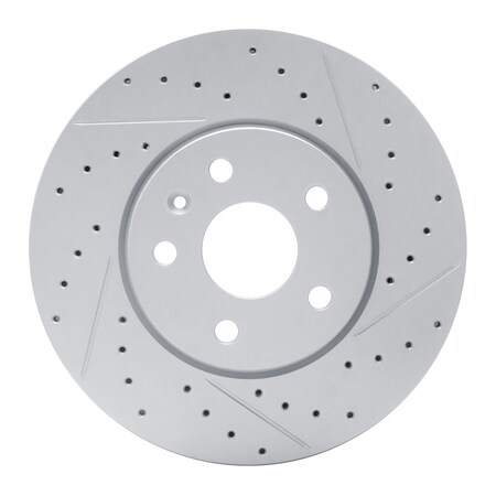 Dynamic Friction Co DFC Geoperformance Rotor - Drilled and Slotted 830-45016R
