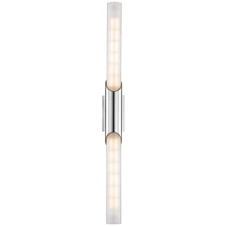Hudson Valley Lighting Pylon 2 Light Wall Sconce 2.75 In. Polished Chrome 2142-PC