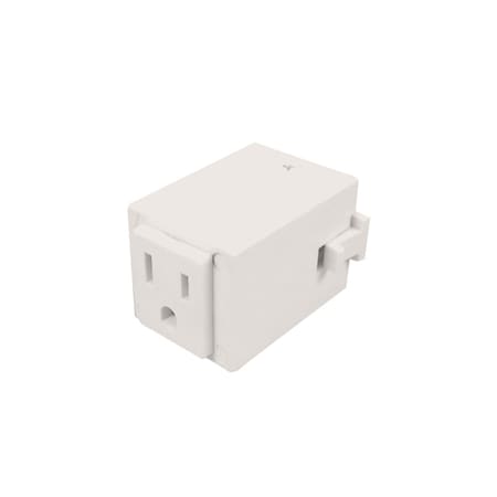 Elco Lighting Outlet Adapter Track Accessory EP814W