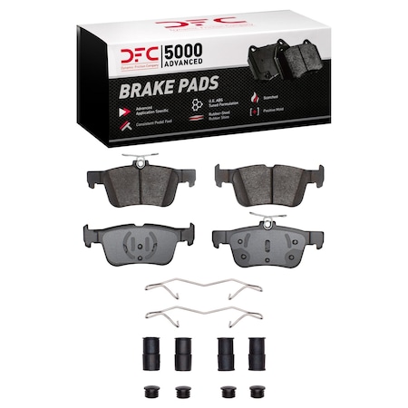 Dfc 5000 Advanced Disc Brake Pad Set,  1551-1665-01