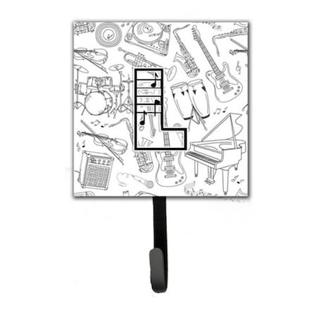 Carolines Treasures Letter L Musical Note Letters Leash and Key Holder CJ2007-LSH4