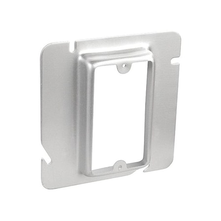 Southwire Box Cover, One Gang Gang, Galvanized Steel, Ring and Raised Cover Type 61-3/4