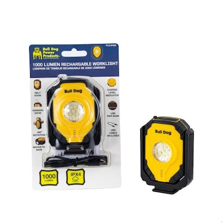 Bull Dog 1000 Lumen Rechargeable LED Worklight 11445