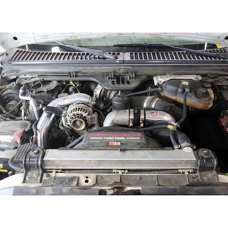 Hps Performance Hot & Cold Side Charge Pipe with Black CAC Hose Intercooler Boots, Polished,  17-145P