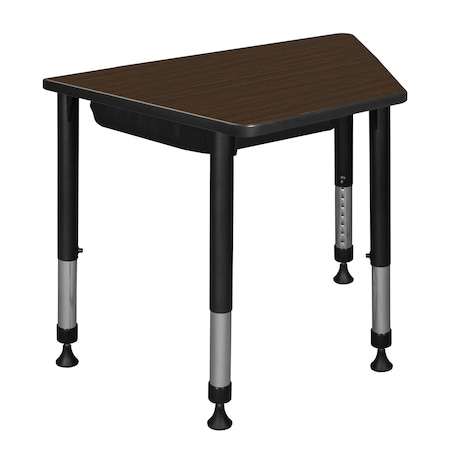 Regency Adjustable Height Kids Learning School Desk W/ Book Storage, 36 in W X Metal, Plastic, Laminate TSDBX362319NW