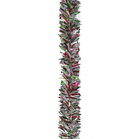 Holiday Trims Holiday Garland, 10 ft L, Green/Red 3581430
