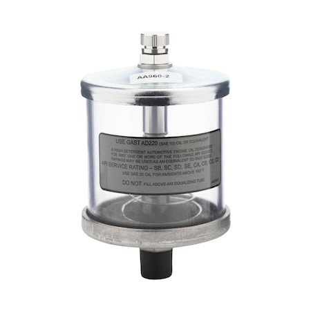 Gast Oil Reservoir, External Design, for Gast AA960-2 AA960-2