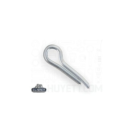 Huyett Hammerlock Cotter Pin, Zinc Plated Carbon Steel, 0.125 in Dia x 0.500 in Effective Length CPHZ-125-0500