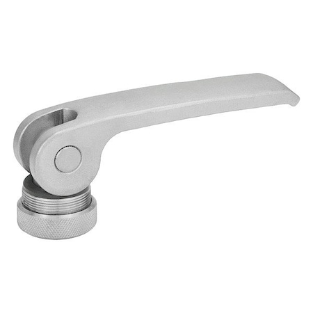 J.W. Winco Cam Handle, Adjustable Cam Lever, 25 mm, Fine 927.5-82-M8-A