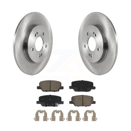 Transit Auto Rear Disc Brake Rotors And Ceramic Pads Kit For Hyundai Santa Fe Kia Telluride Palisade K8C-103123