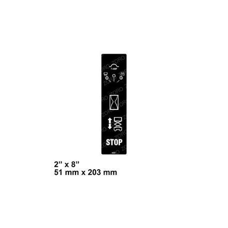 Genie REPLACEMENT DECAL, GROUND CONTROL PANEL 82567