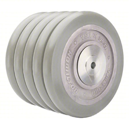 Hamilton Caster Wheel, 8"dia, 5,000 lb, Gray W-850-SWC95-1-1/4