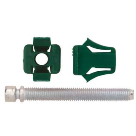 Disco Automotive Hardware Green Nut with 1/4-28 x 2in Screw, 8PK 1019MT