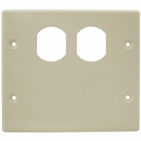 Hubbell Wiring Device-Kellems Plate, 4000 Series Raceway, Plates HBL4747BXIV