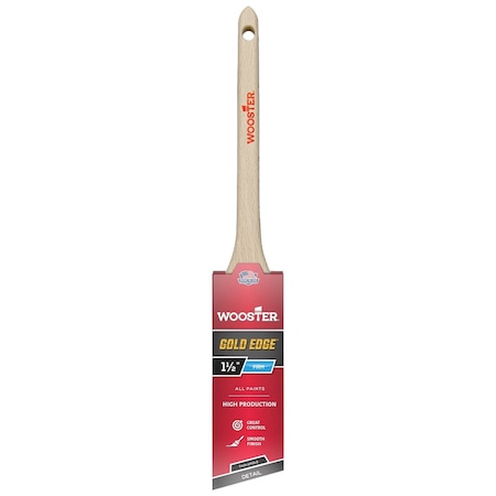 Wooster 266890 15 in Gold Edge Thin Angle Brush 6PK 071497184368