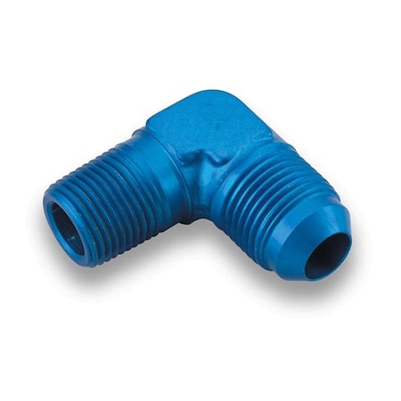 Earls 982203ERL 0.13 in. NPT 90 deg Aluminum Pipe Thread to -3 AN Adapter EAR982203ERL