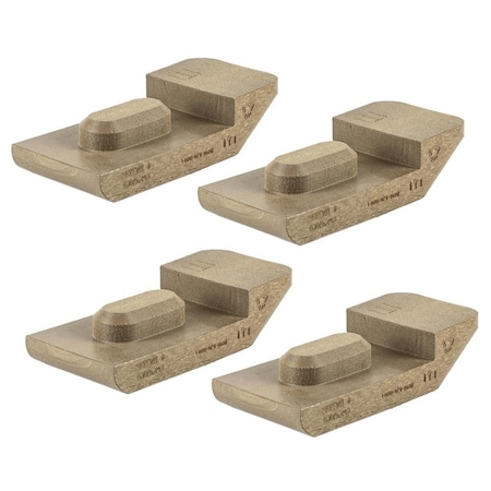 Mytee Products ITI Low-Profile Shipping Container Skates w/ Plugs - Moving or Loading Objects, 4PK CSP5-ITISkatex4