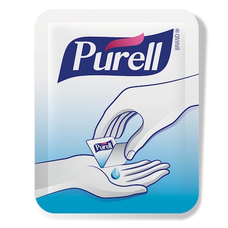 Purell Hand Sanitizer Single Use Packets in Bulk Shipper, PK2000 9620-2M