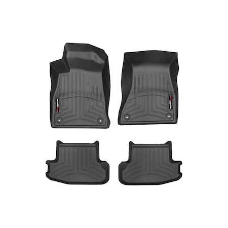 Weathertech Black, Front and Rear Floorliners 44937-1-4