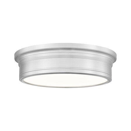 Z-Lite Bentley Brushed Nickel 1 Light Flush Mount 7702F16-BN-LED
