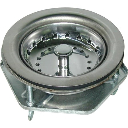 Prosource Basket Strainer Assembly, 4-1/2 in Dia, For: 3-1/2 to 4 in Dia Opening Sink 122040-3L