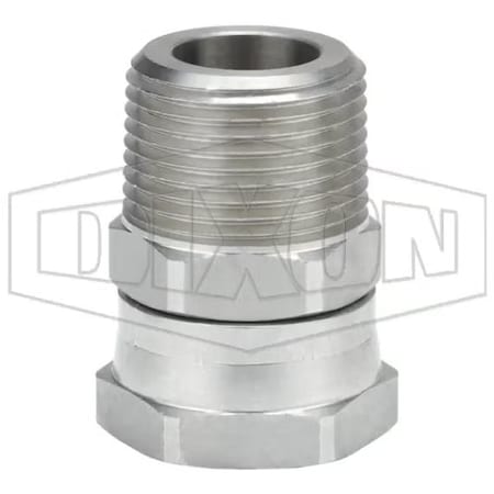 Dixon R504 The Right Connection Garden Hose Adapter, 3/4-11-1/2 x 3/4-14 Nominal, 303 SS, Domestic 5041212SS