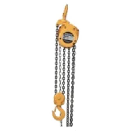 Harrington Handchain Hoist with Safety Hook CF030-20-SL