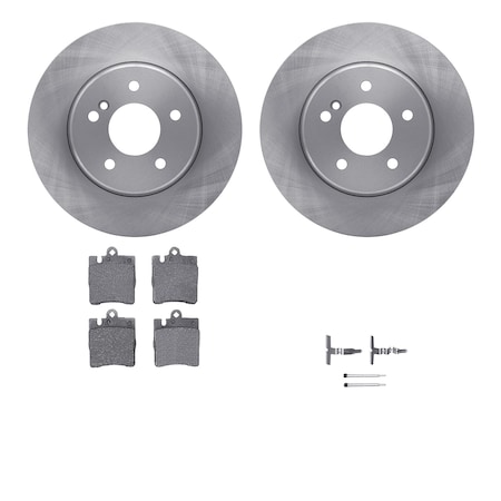 Dynamic Friction Co DFC Brake Rotor with 5000 Brake Pads and Hardware Kit 6512-63286