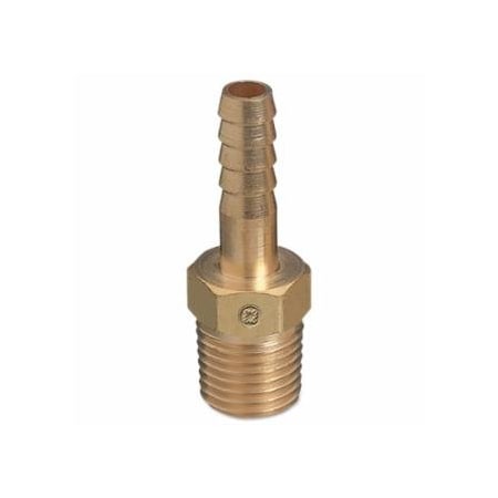 Western Enterprises Brass Hose Adaptors, NPT Thread/Barb, Brass, 5/16 in 312-542