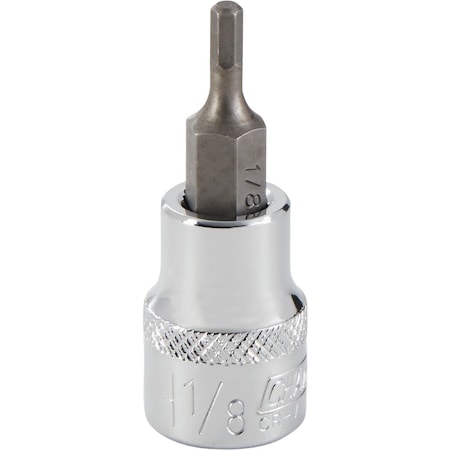 Channellock 3/8'' Drive 1/8'' 6-Point Standard Hex Bit Socket 371556