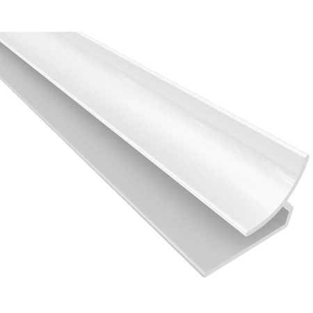 Acp Bath & Kitchen 1/8''x8 ' Wht PVC Inside Corner Wall Paneling Molding 916-00