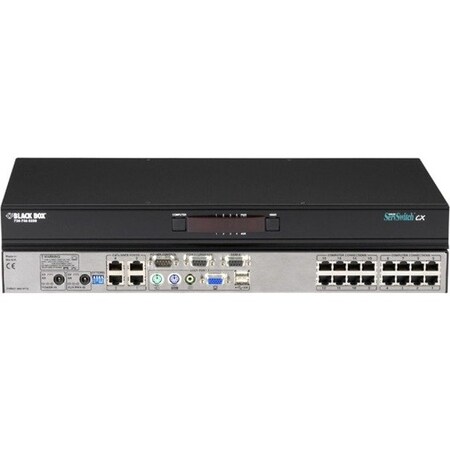 Black Box BLACK BOX Servswitch Cx Kvm Switch, (1) Analog Con KV0416A-R2