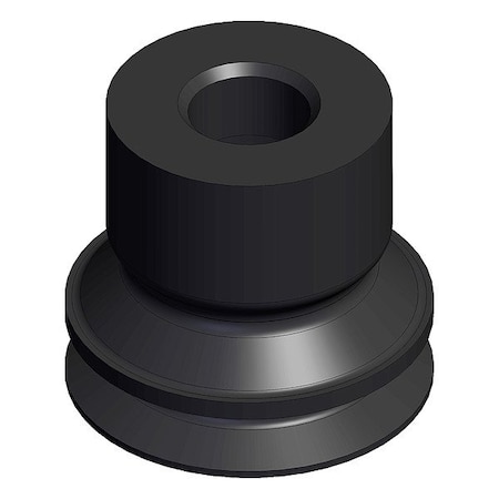 Smc Pad Unit, Black, Bellows Pad ZP3-08BS