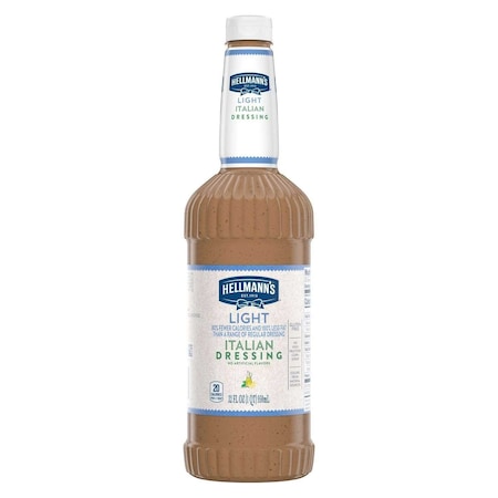 Hellmanns Light Italian Salad Dressing Salad Bar Bottles, 32 Ounce 84124078