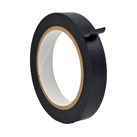 Wod Tape PVC, Black, 3/4 inch (18mm) W., 6 mil Thickness, 64 PK WOD VTC606-00750-64-60-BLA
