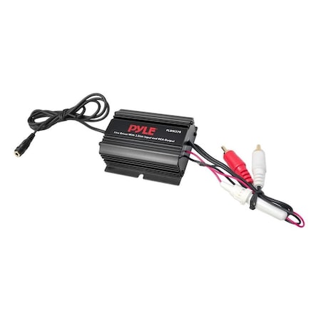 Pyle Pyle PLDN37R Audio Ground Loop Isolator/Audio Line Driver with 3.5mm to RCA Stereo Jacks PLDN37R