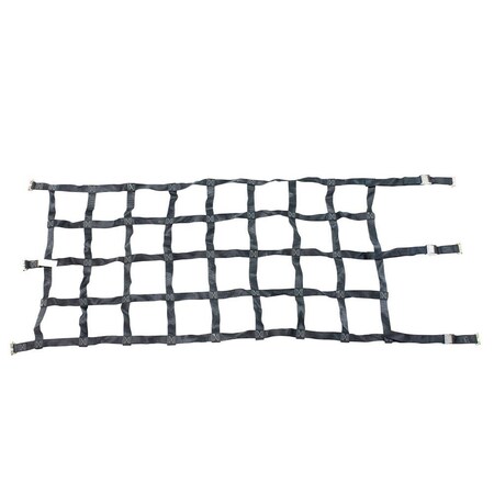 Mytee Products 42inx82in Small Cargo Net for Pickup Truck w/Cam Buckle & E-Track Fittings CN4282ETK-C