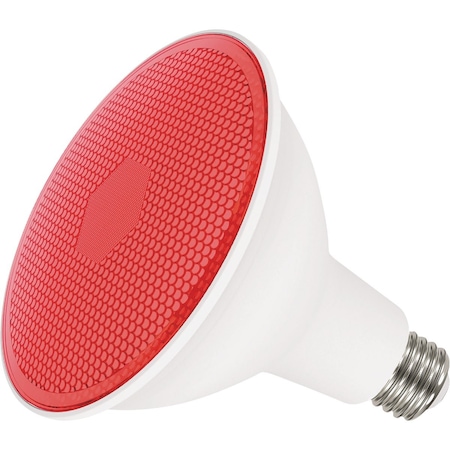 Satco 100W Equivalent PAR38 Medium Base Red LED Light Bulb S29480