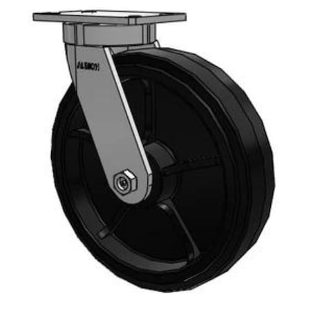 Albion 12in-Rubber-Caster 370MR12501S