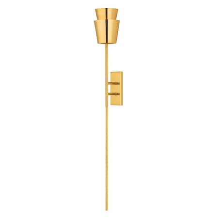 Corbett Lighting Buenos Aires 1 Light Wall Sconce 5.25 In. Vintage Brass 457-01-VB