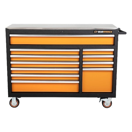 Gearwrench Rolling Tool Cabinet, SS, 52in, 11 Drawer 83247