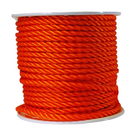 Wellington Koch Industries 1/2 in. D X 200 ft. L Orange Twisted Polypropylene Rope 5001645