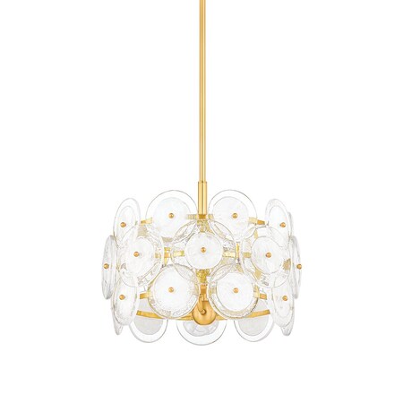 Mitzi Zoella 3 Light Pendant 16 In. Aged Brass H810703-AGB